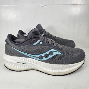 Saucony Triumph 21 Womens Size 9.5 Running Shoes Gray Walking Sneaker S10881-11